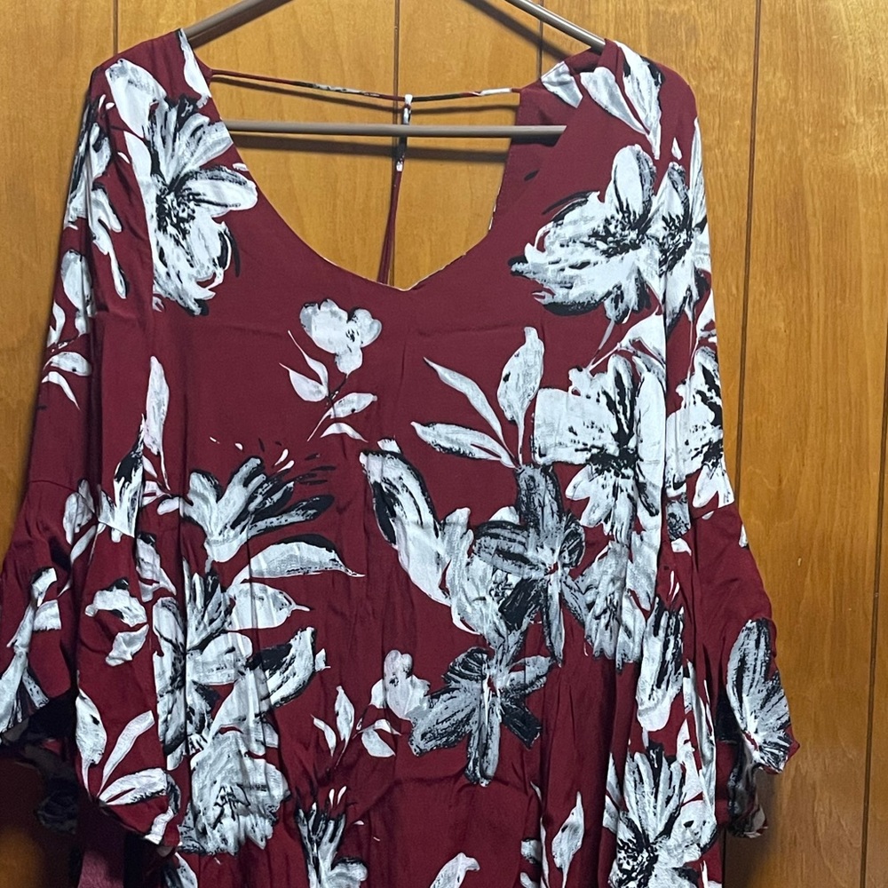 Flower printed dress mittoshop